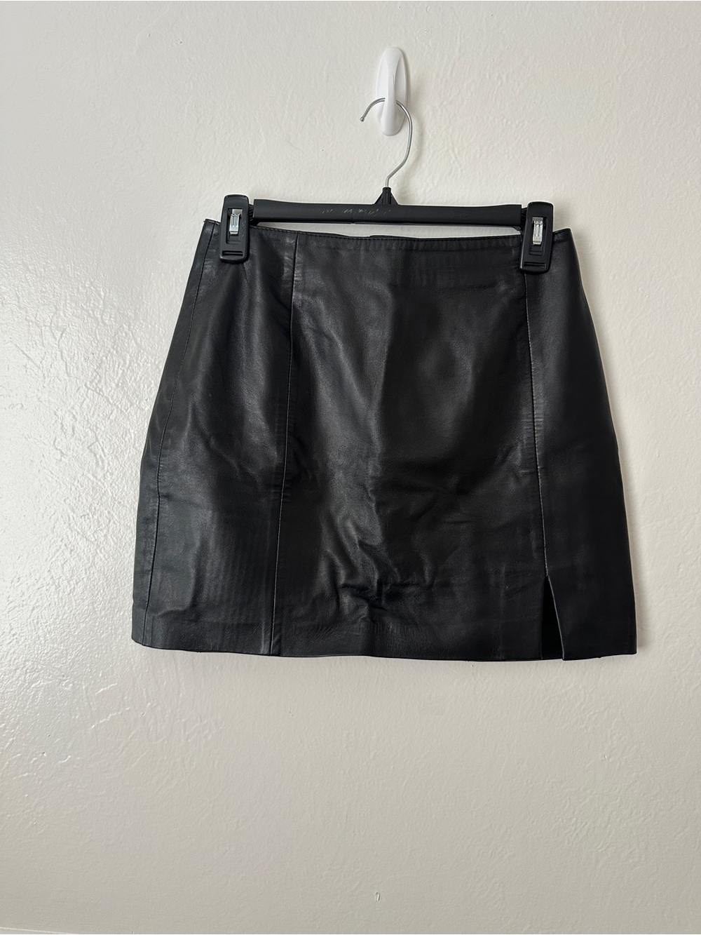Michael Hoban North Beach Leather Vintage Leather Skirt 6